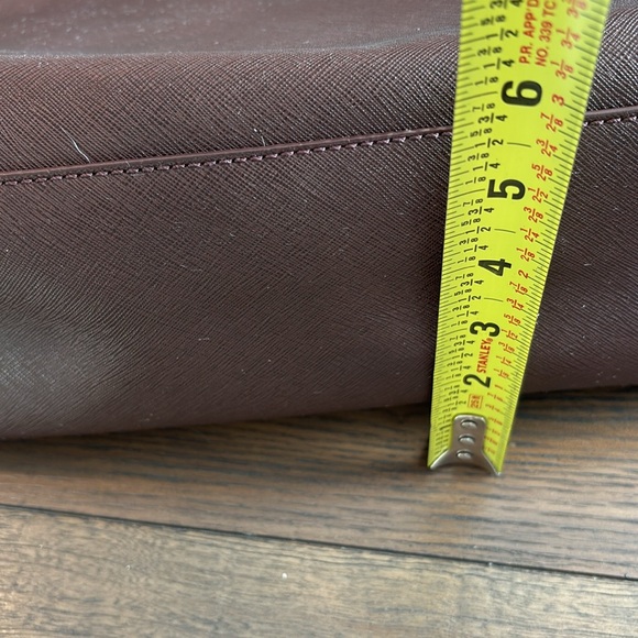 🍂🤎👜Tory Burch Brown Saffiano Large leather tote - Picture 15 of 15
